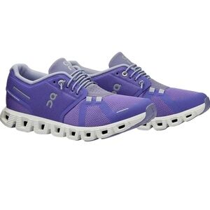 On Clouds 5 womens sneakers blueberry feather nib 9m